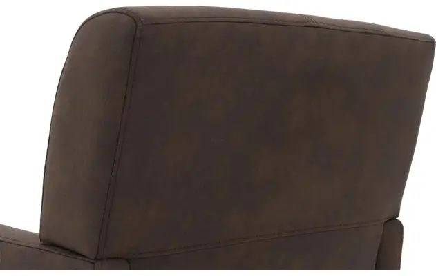 Goossens eetkamerstoel alex bruin microvezel - 8210220-05