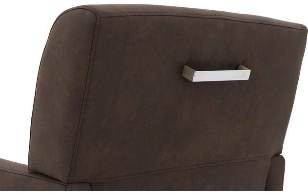 Goossens eetkamerstoel alex bruin microvezel - 8210221-05