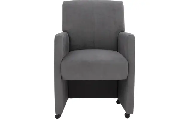 Goossens eetkamerstoel alex grijs stof - 8210223-01