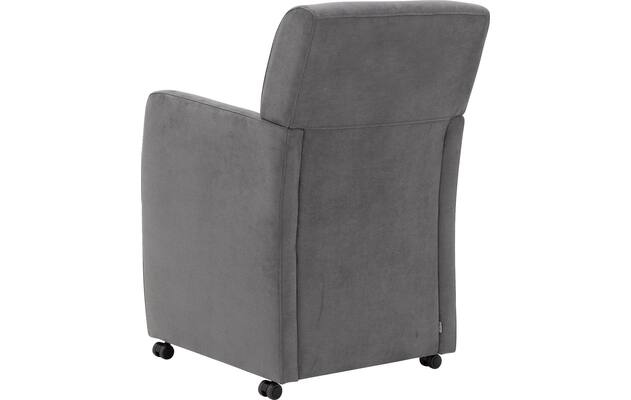Goossens eetkamerstoel alex grijs stof - 8210223-03