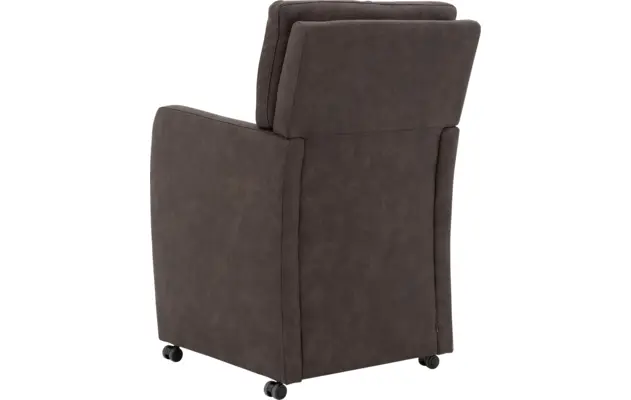 Goossens eetkamerstoel leen grijs microvezel - 8210224-03
