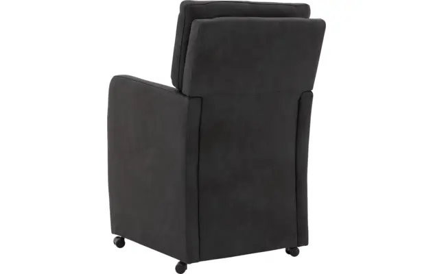 Goossens eetkamerstoel leen grijs microvezel - 8210225-04