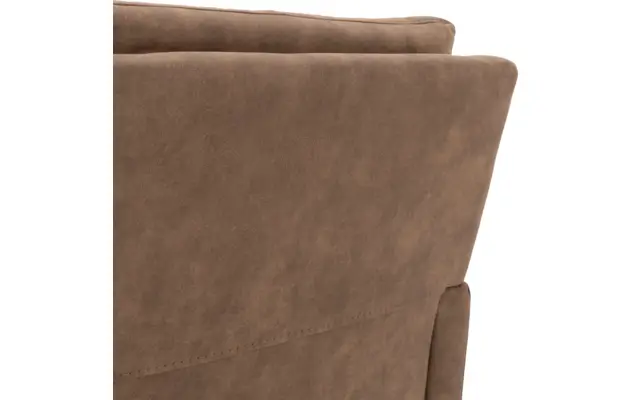 Goossens eetkamerstoel leen bruin microvezel - 8210226-04