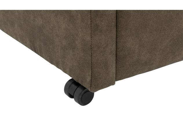 Goossens eetkamerstoel leen groen microvezel - 8210228-05