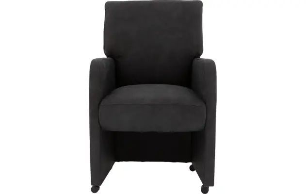 Goossens eetkamerstoel leen grijs microvezel - 8210231-01