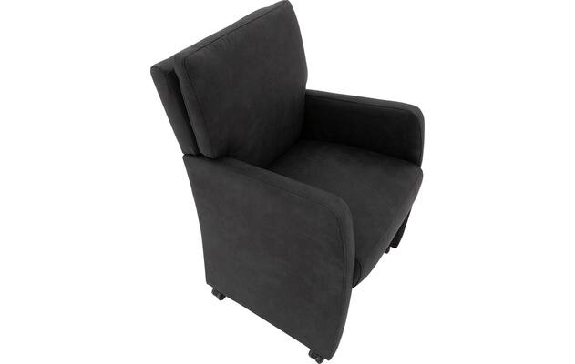 Goossens eetkamerstoel leen grijs microvezel - 8210231-03