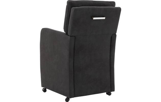Goossens eetkamerstoel leen grijs microvezel - 8210231-04
