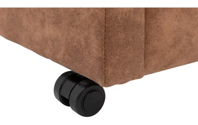 Goossens eetkamerstoel leen bruin microvezel - 8210233-05