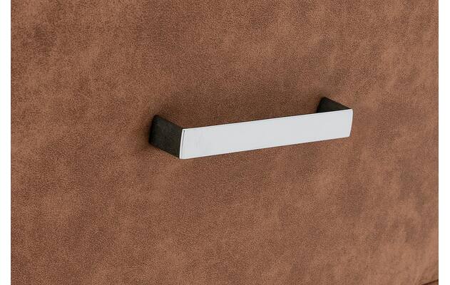 Goossens eetkamerstoel leen bruin microvezel - 8210233-08