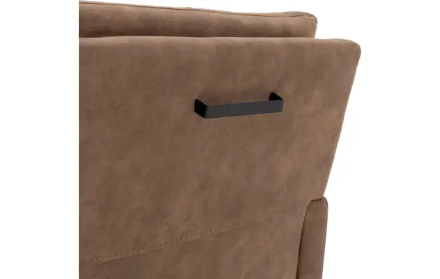 Goossens eetkamerstoel leen bruin microvezel - 8210237-04
