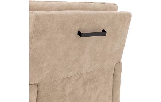 Goossens eetkamerstoel leen beige microvezel - 8210240-07