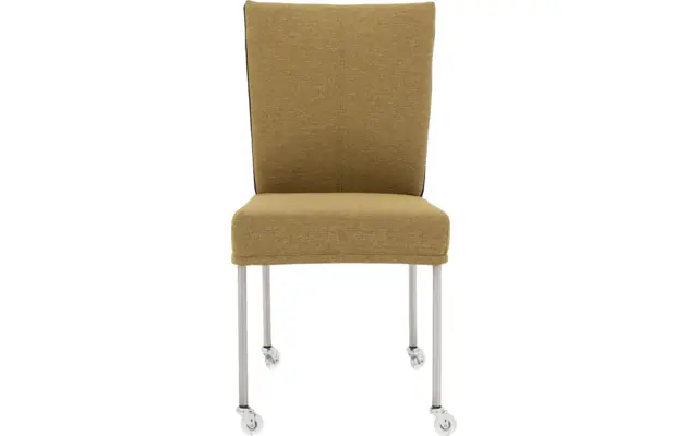 Goossens eetkamerstoel funk groen stof - 8210245-01
