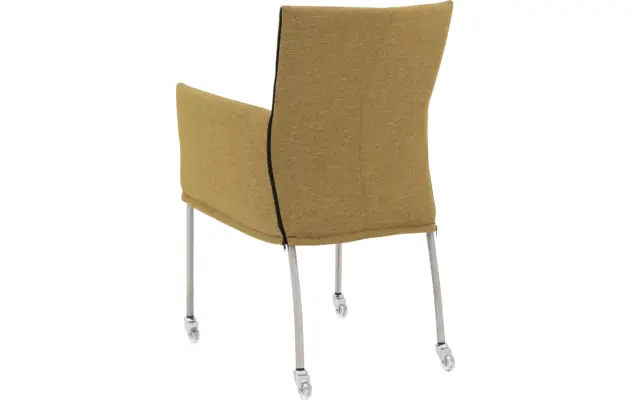 Goossens eetkamerstoel funk groen stof - 8210246-03