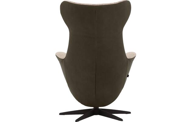 Goossens excellent relaxstoel avec groen leer - 8210272-06