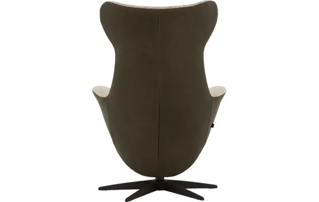 Goossens excellent relaxstoel avec groen leer - 8210272-06
