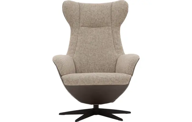 Goossens excellent relaxstoel avec grijs leer - 8210273-01