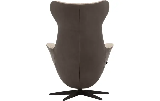 Goossens excellent relaxstoel avec grijs leer - 8210273-06