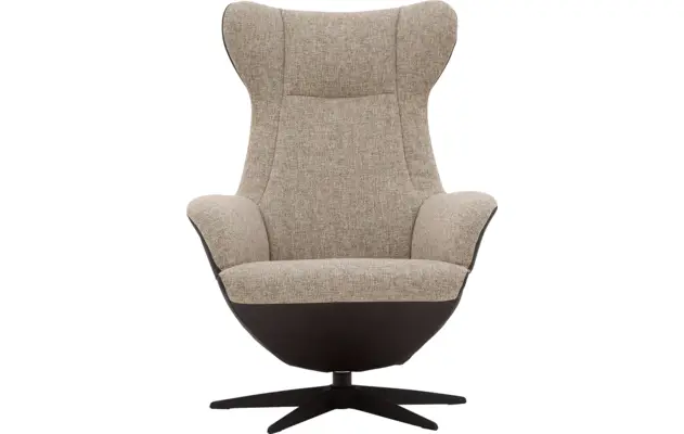 Goossens excellent relaxstoel avec grijs leer - 8210274-01