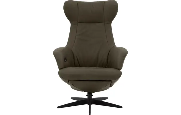 Goossens excellent relaxstoel avec groen leer - 8210284-01