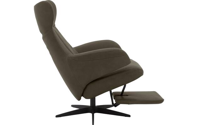 Goossens excellent relaxstoel avec groen leer - 8210284-05