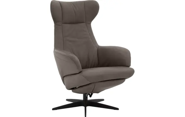 Goossens excellent relaxstoel avec grijs leer - 8210285-02