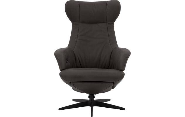 Goossens excellent relaxstoel avec grijs leer - 8210286-01