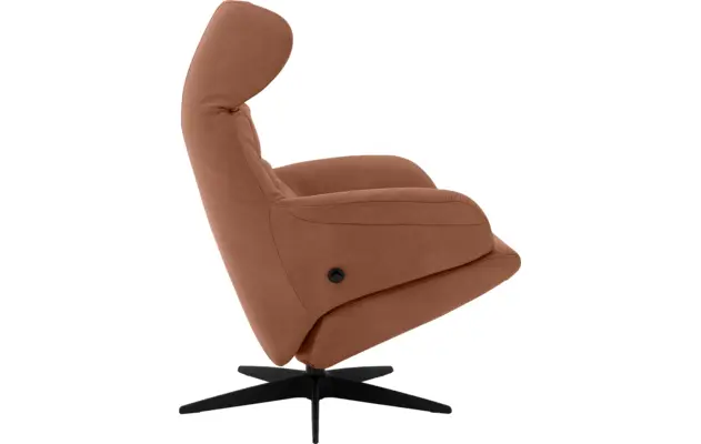 Goossens excellent relaxstoel avec bruin leer - 8210295-05