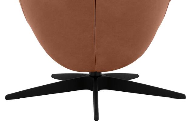 Goossens excellent relaxstoel avec bruin leer - 8210295-07