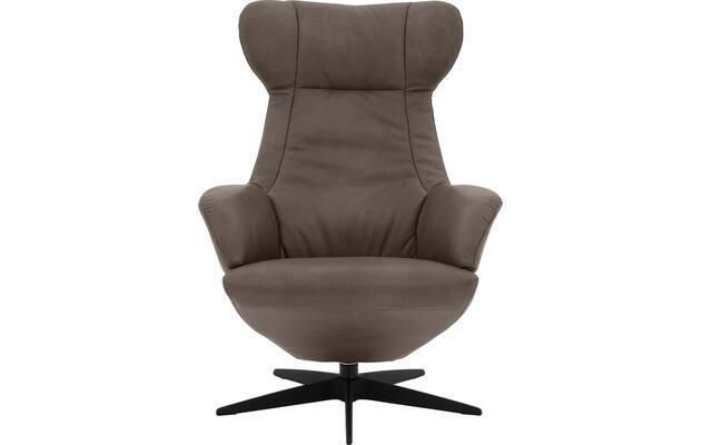 Goossens excellent relaxstoel avec grijs leer - 8210297-02