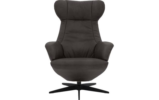 Goossens excellent relaxstoel avec grijs leer - 8210298-02