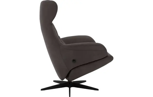 Goossens excellent relaxstoel avec grijs leer - 8210298-04