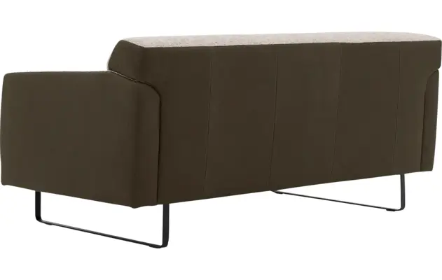 Goossens excellent zitbank montreal groen leer - 8210340-05