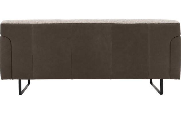 Goossens excellent zitbank montreal grijs leer - 8210341-04