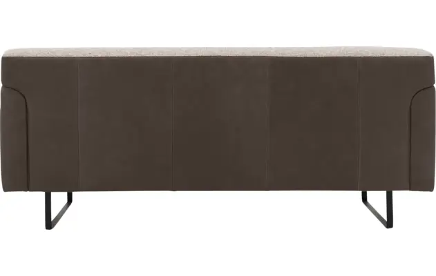 Goossens excellent zitbank montreal grijs leer - 8210341-04