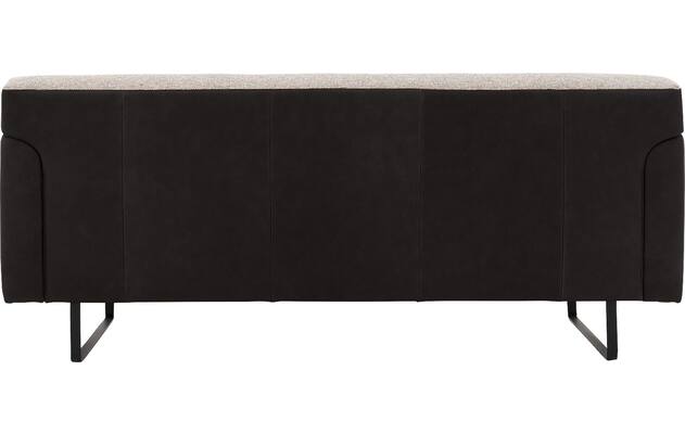 Goossens excellent zitbank montreal grijs leer - 8210342-04