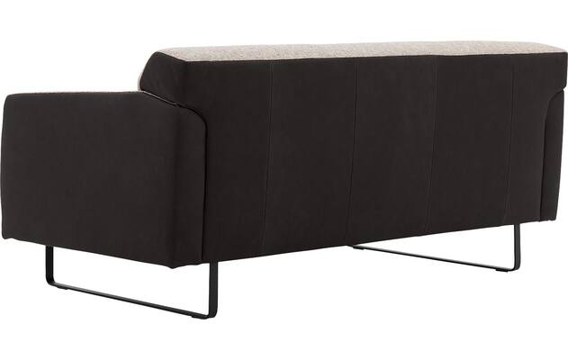 Goossens excellent zitbank montreal grijs leer - 8210342-05
