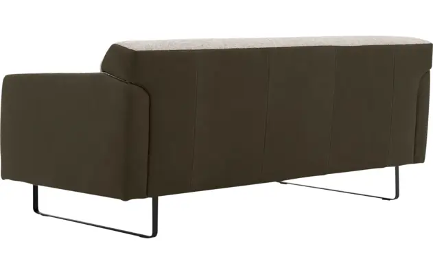 Goossens excellent zitbank montreal groen leer - 8210344-05