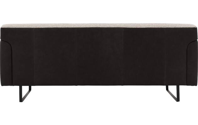 Goossens excellent zitbank montreal grijs leer - 8210346-04