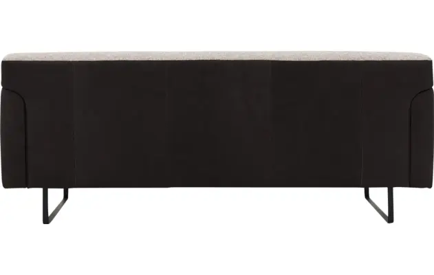 Goossens excellent zitbank montreal grijs leer - 8210346-04