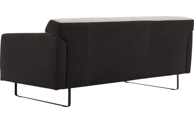 Goossens excellent zitbank montreal grijs leer - 8210346-05