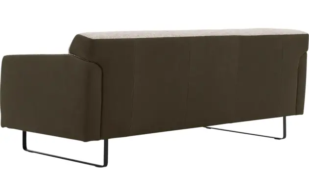 Goossens excellent zitbank montreal groen leer - 8210348-05