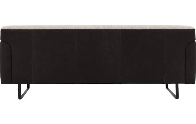 Goossens excellent zitbank montreal grijs leer - 8210350-04