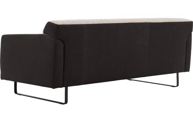 Goossens excellent zitbank montreal grijs leer - 8210350-05