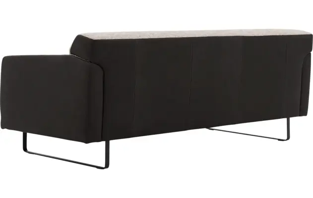 Goossens excellent zitbank montreal grijs leer - 8210350-05