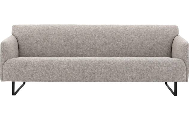 Goossens excellent zitbank montreal grijs stof - 8210384-01