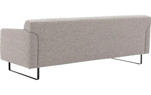 Goossens excellent zitbank montreal grijs stof - 8210384-03