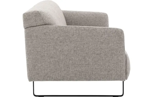 Goossens excellent zitbank montreal grijs stof - 8210384-04