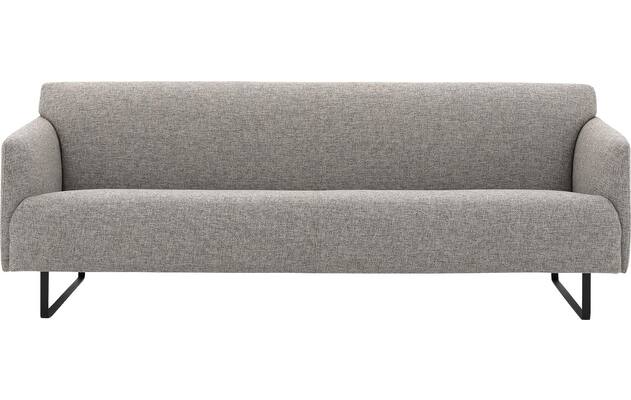 Goossens excellent zitbank montreal grijs stof - 8210385-01