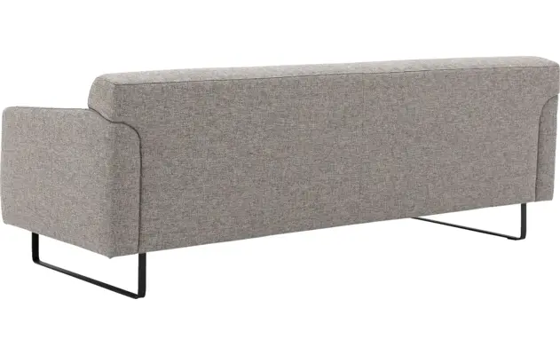 Goossens excellent zitbank montreal grijs stof - 8210385-03
