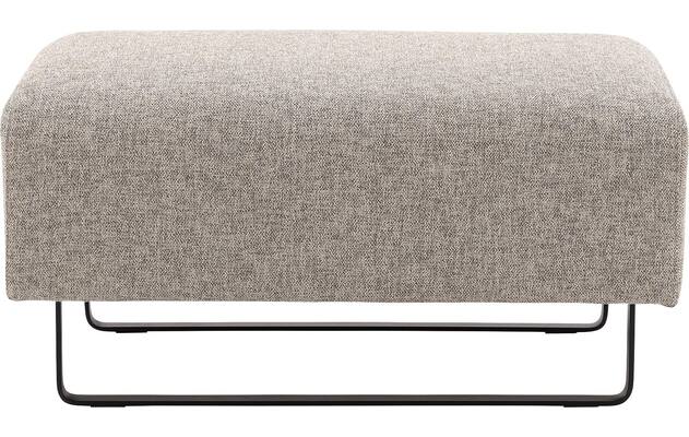Goossens hocker montreal grijs stof - 8210388-01